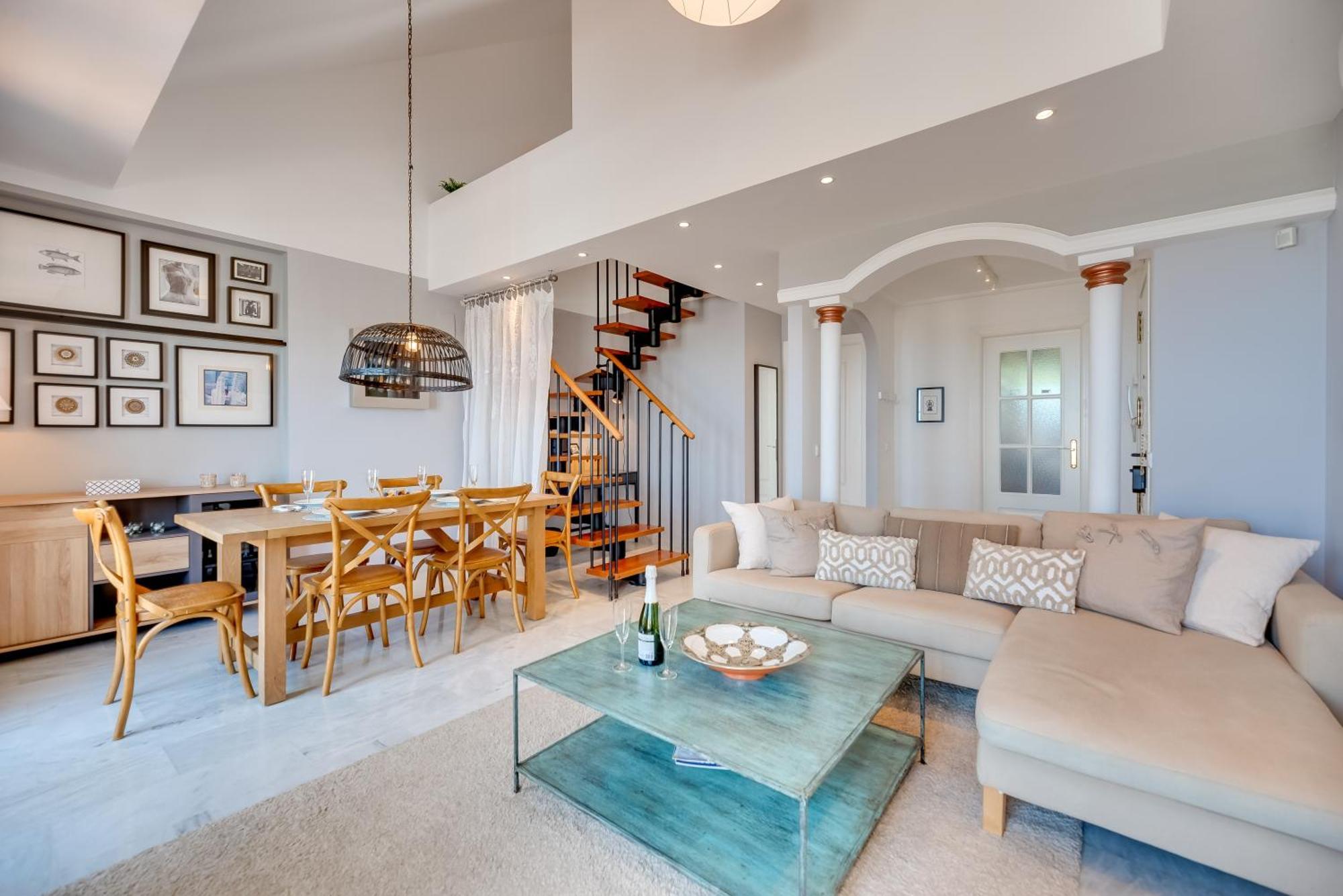 Elegant 2 Bdrm Penthouse With Bbq And Pools Apartman Marbella Kültér fotó