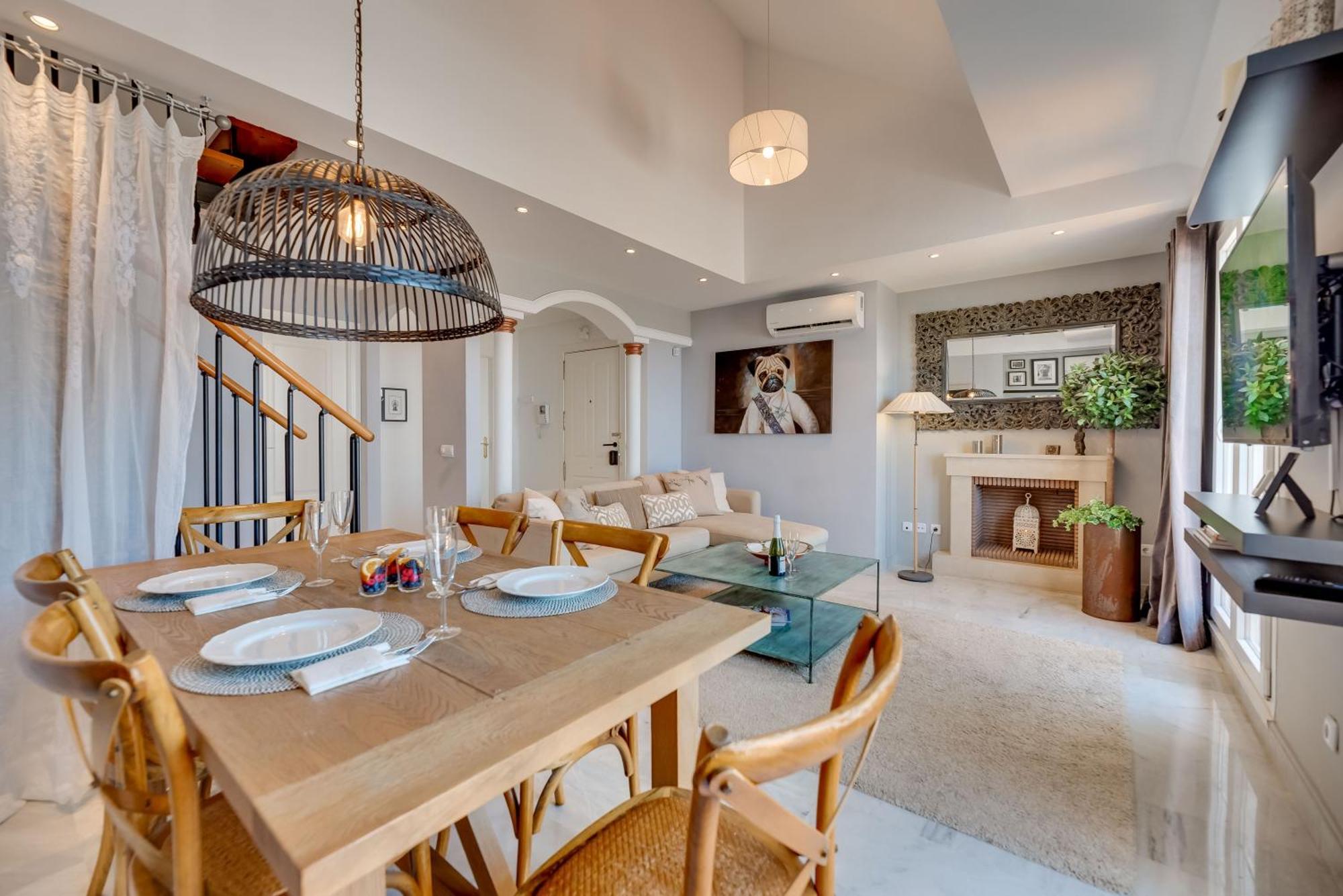 Elegant 2 Bdrm Penthouse With Bbq And Pools Apartman Marbella Kültér fotó